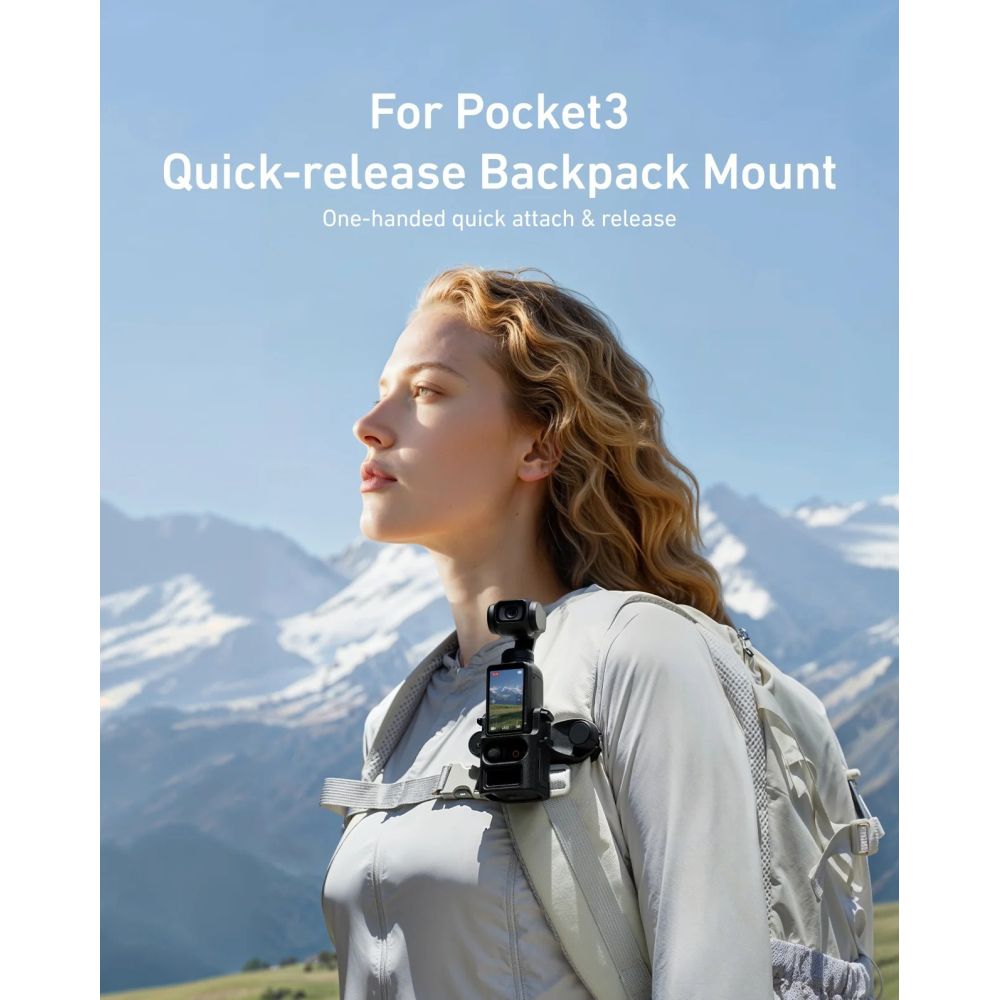Telesin Rucksack-Montagehalterung für DJI Pocket 3