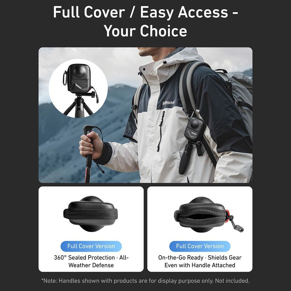Telesin-Schutzhülle mit Öffnung unten für DJI Osmo 360