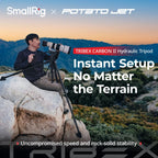 SmallRig 5756 x Potato Jet TRIBEX CARBON II Trépied hydraulique