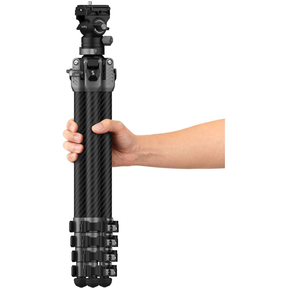 SmallRig 5477 Portable Video Carbon Fiber Tripod AP255Pro