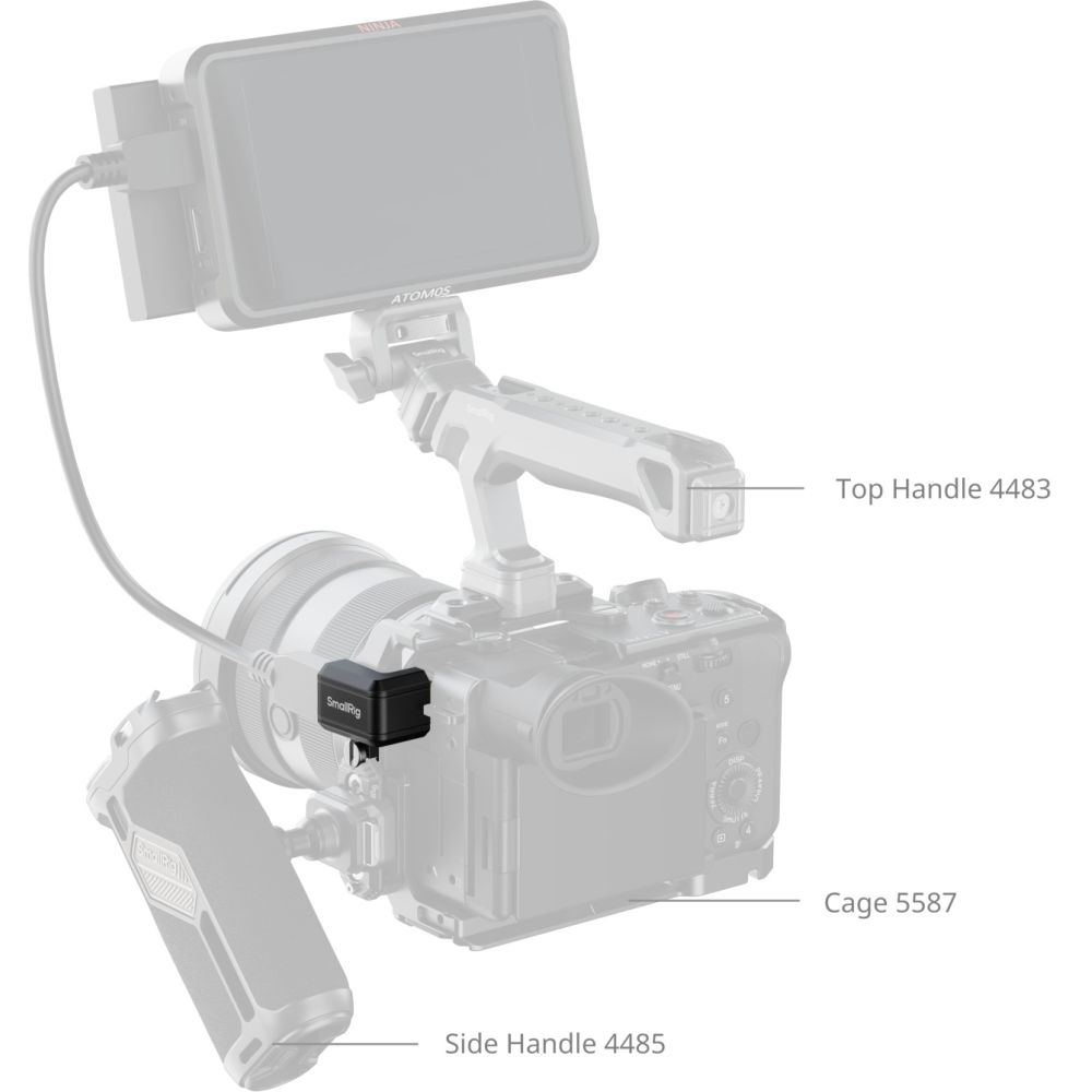 SmallRig 5593 Adaptateur HDMI haute définition pour Sony FX2