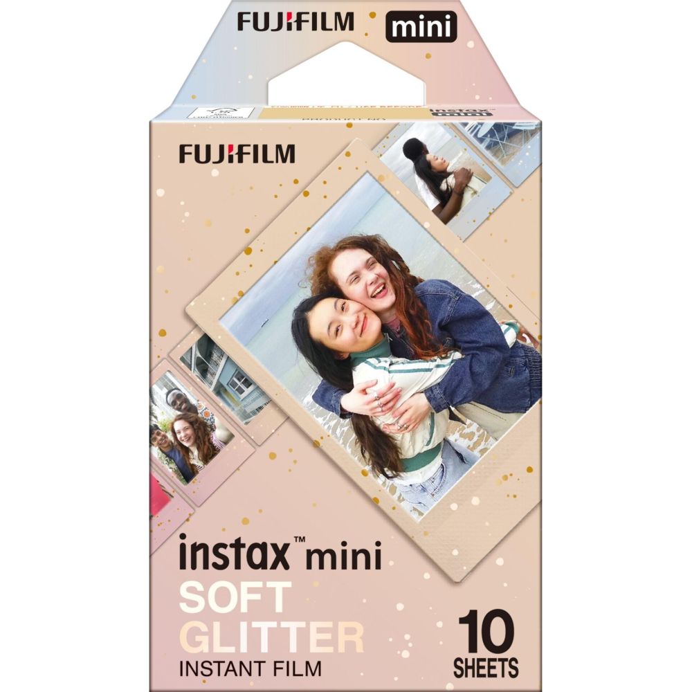 Fujifilm INSTAX mini Film Soft Glitter / Pack de 10