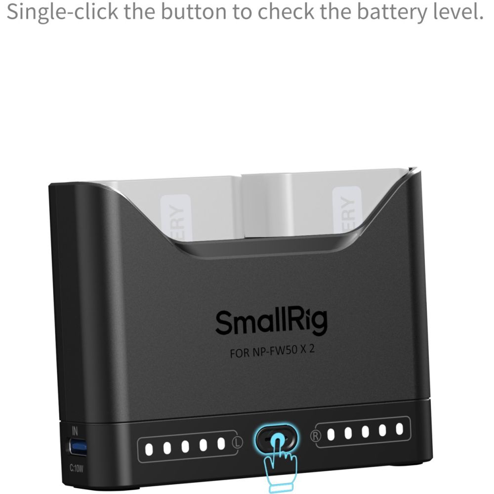 SmallRig 5493 Camera Battery Charger for NP-FW50