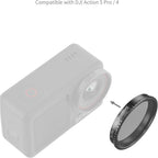 SmallRig 5836 Aufsteckbarer 1/4-Effekt-Schwarznebelfilter für DJI Osmo Action 5 Pro / 4