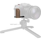 SmallRig 5668 Plaque de Montage en L avec Poignée pour en Bois FUJIFILM X-T30 / X-T30 II / X-T30 III, Argent Anthracite