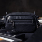 Wotancraft Pochette portable taille S, cuir noir