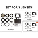 PDMovie Mini Matte Box - Kit pour 3 objectifs