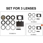 PDMovie Mini Matte Box - Kit pour 3 objectifs