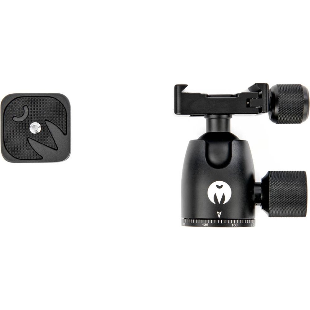 3 Legged Thing Airhed Mini Arca QR Kugelkopf mit Drehverschluss, Dunkel/Matt Schwarz
