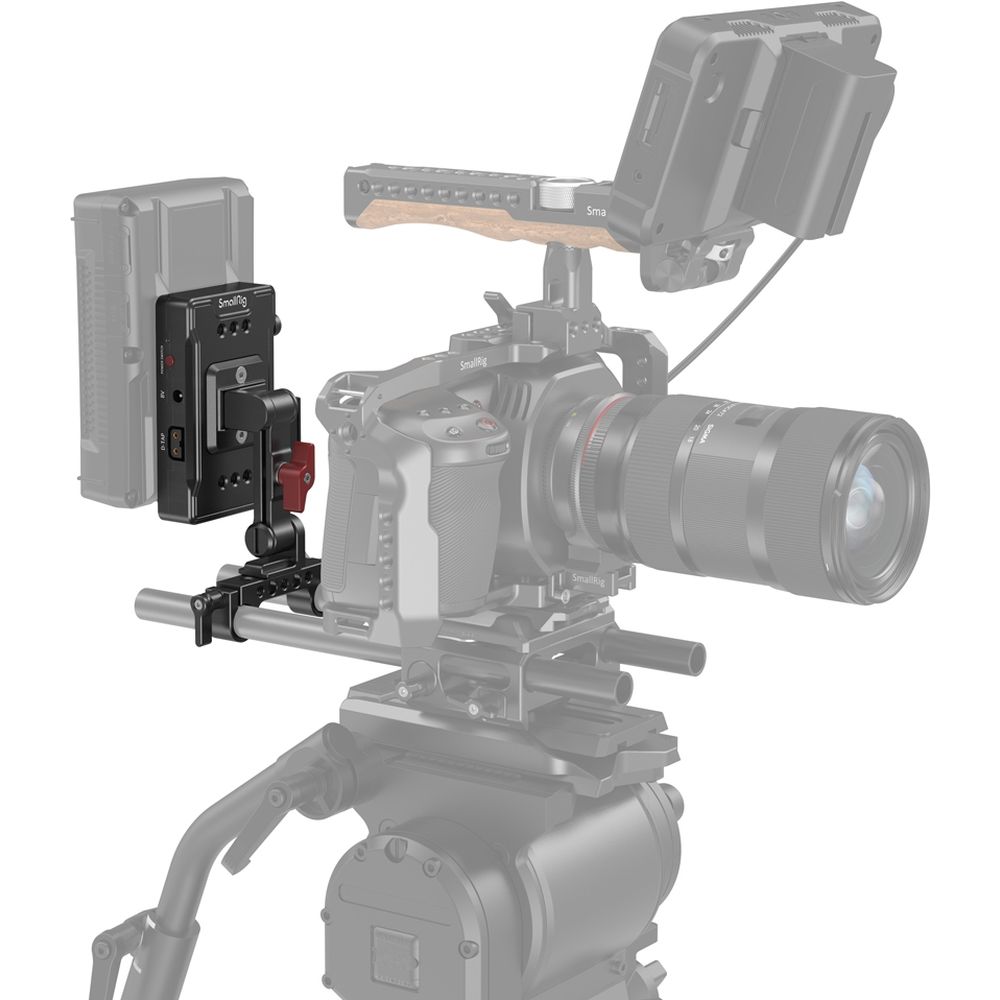 SmallRig 3499B V-Mount-Akkuadapterplatte (Basisversion) mit Verlängerungsarm