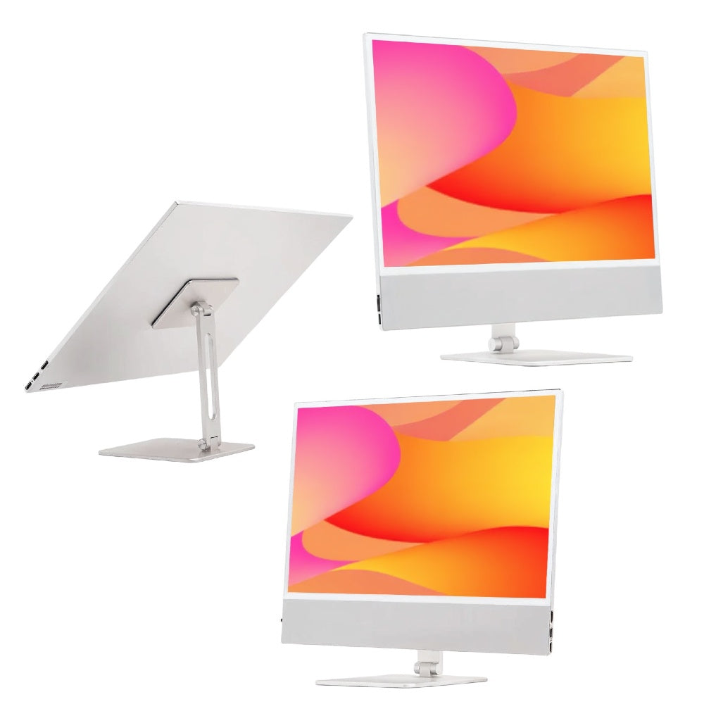 Pora&Co Moniteur portable 15,6 pouces avec écran tactile + support
