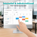 Pora&Co Moniteur portable 15,6 pouces avec écran tactile + support