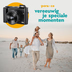 Pora&Co Appareil photo numérique 5k