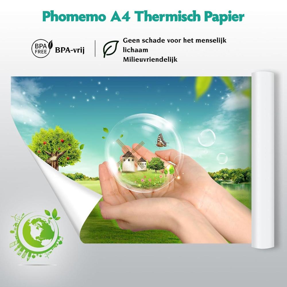 Pora&Co Phomemo A4 Papier 100 Blatt