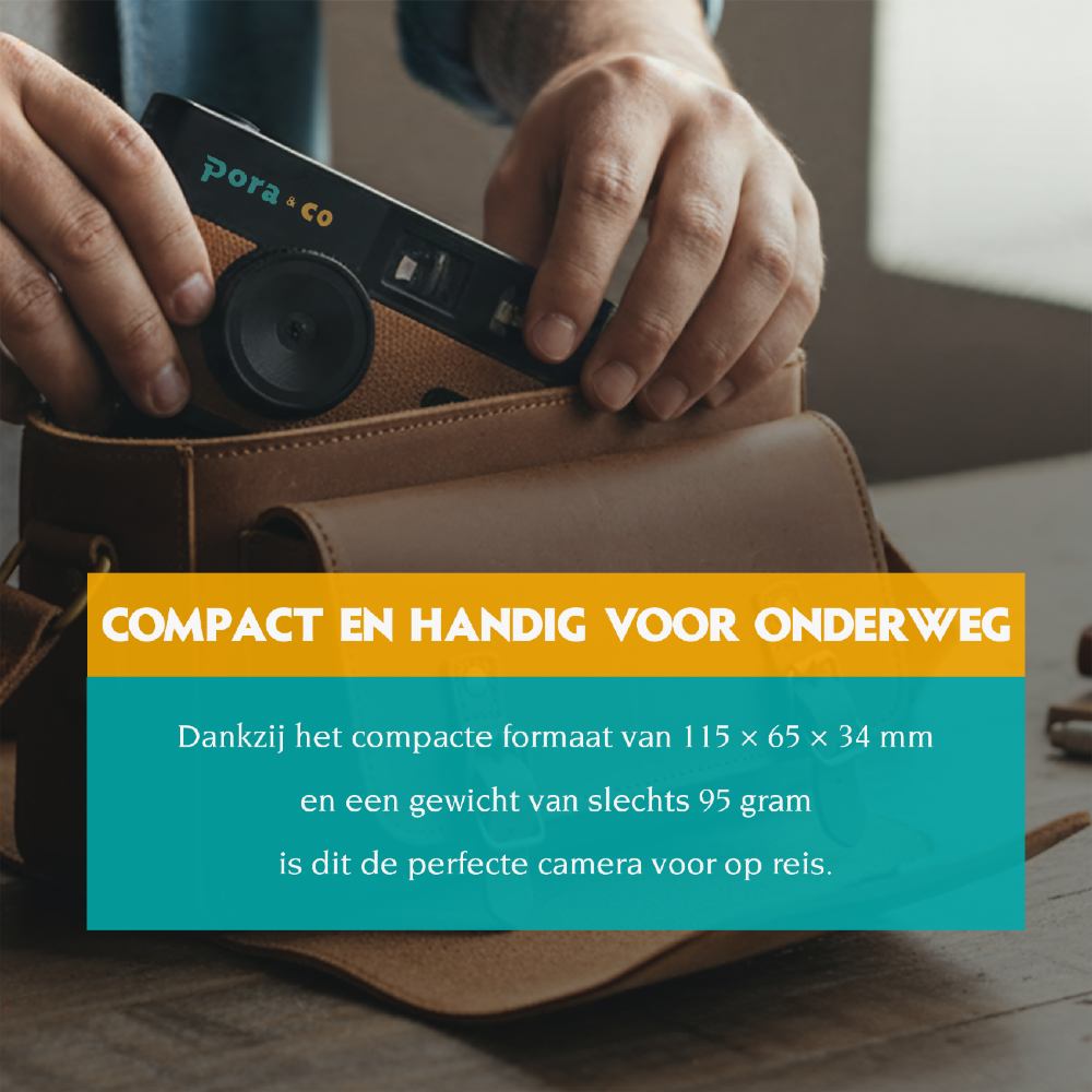 Pora&Co Digitalkamera Retro Braun
