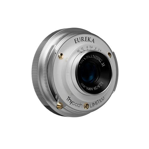 Thypoch Eureka 28mm f/2,8 ASPH. Leica M-Mount Pearl White + M-X-Adapter (silber)