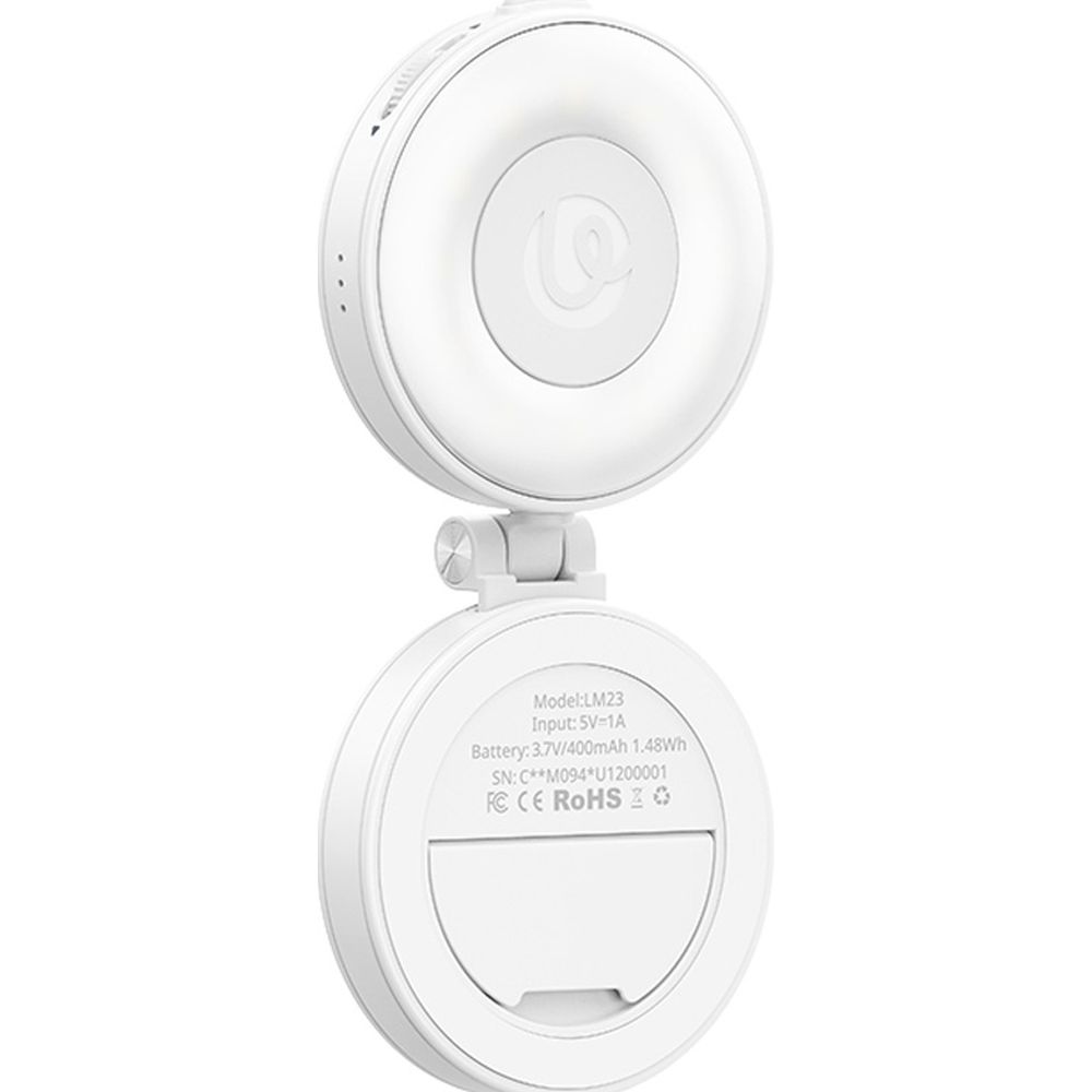 Ulanzi LM23 Smartphone-Ringlicht V2 mit Magsafe – weiß