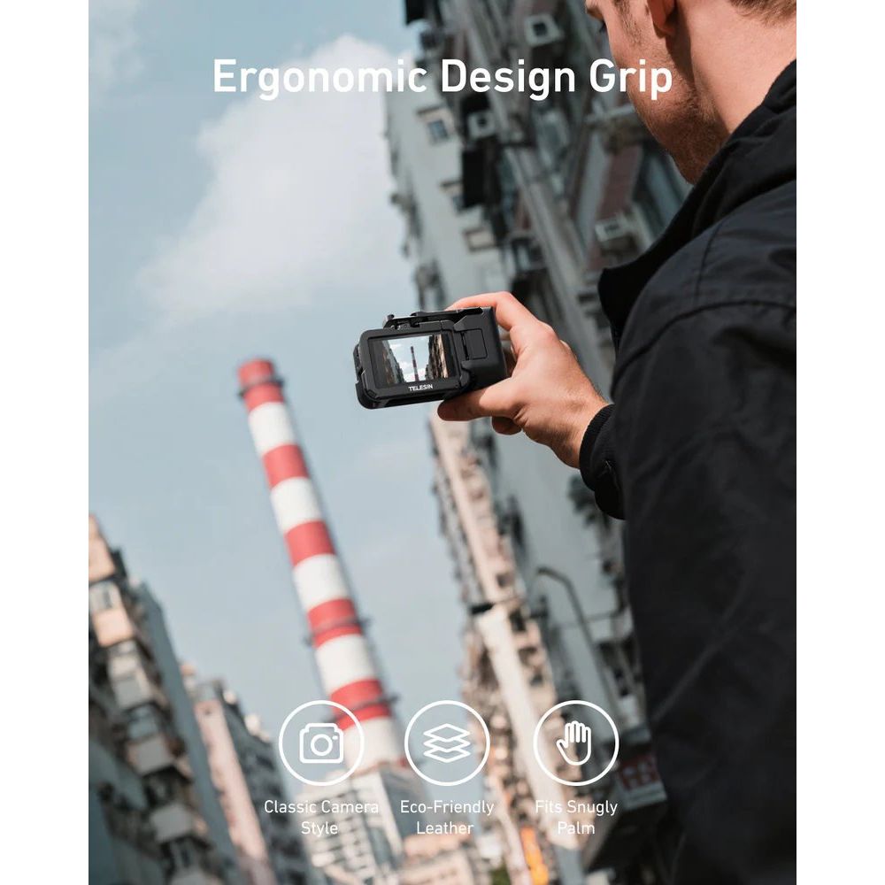 Telesin Street Photography Griff + Cage DJI Osmo Action 3/4/5