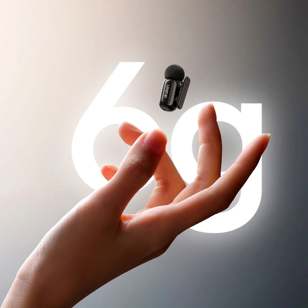 Ulanzi A200 Mini Mic Microphone sans Fil USB-C - Noir