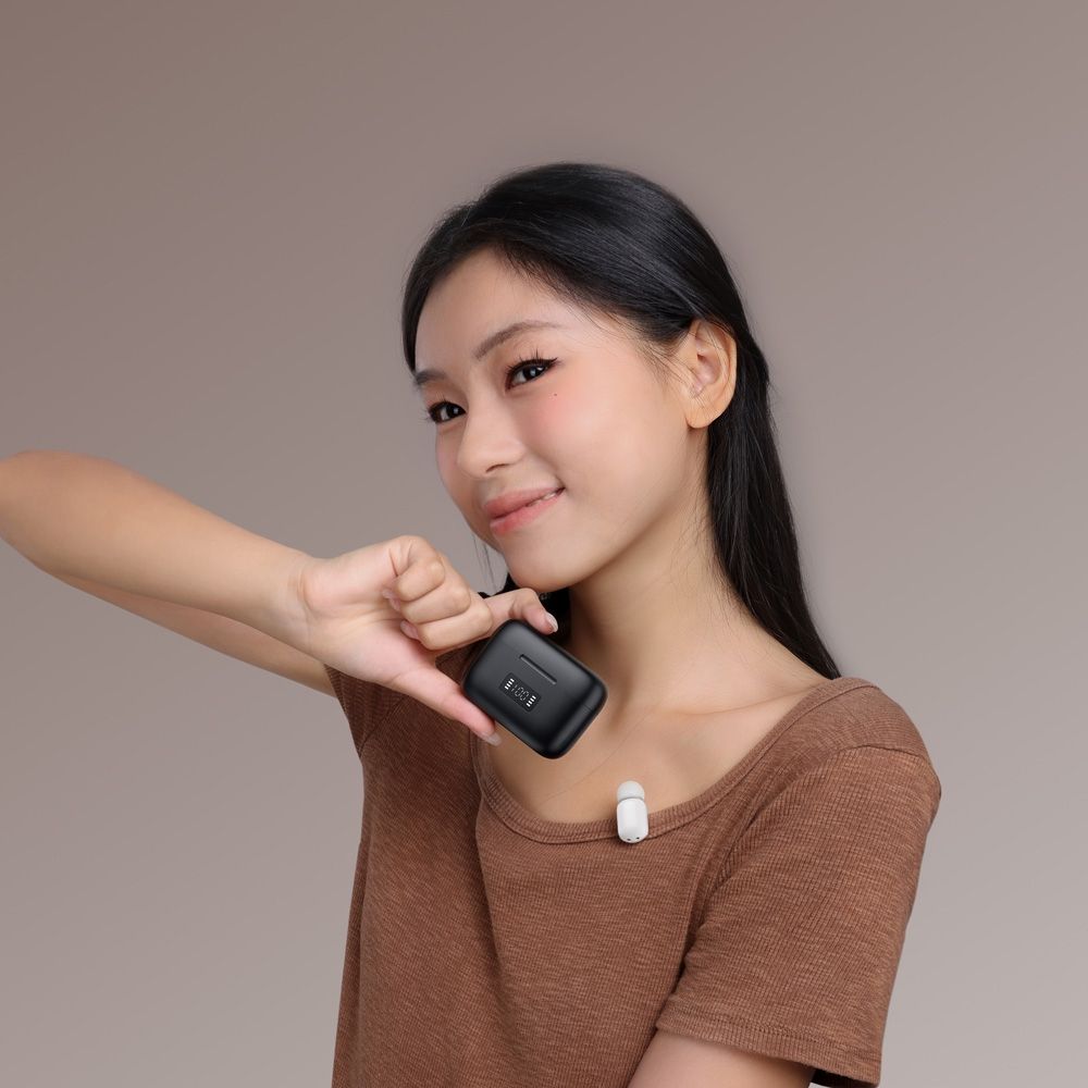 Ulanzi A200 Mini Mic Microphone sans Fil USB-C - Noir/Blanc