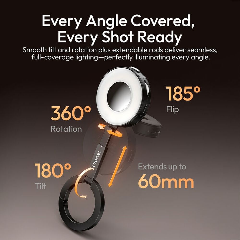 Ulanzi ML05 MagLock Mini Light magnétique - noir