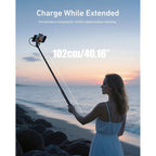 Telesin Power Perche à selfie 2.0 - 102 cm, 18 W, 5000 mAh