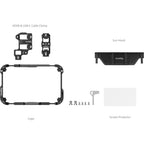 SmallRig 5708 Kit de cage de moniteur pour Atomos Ninja TX