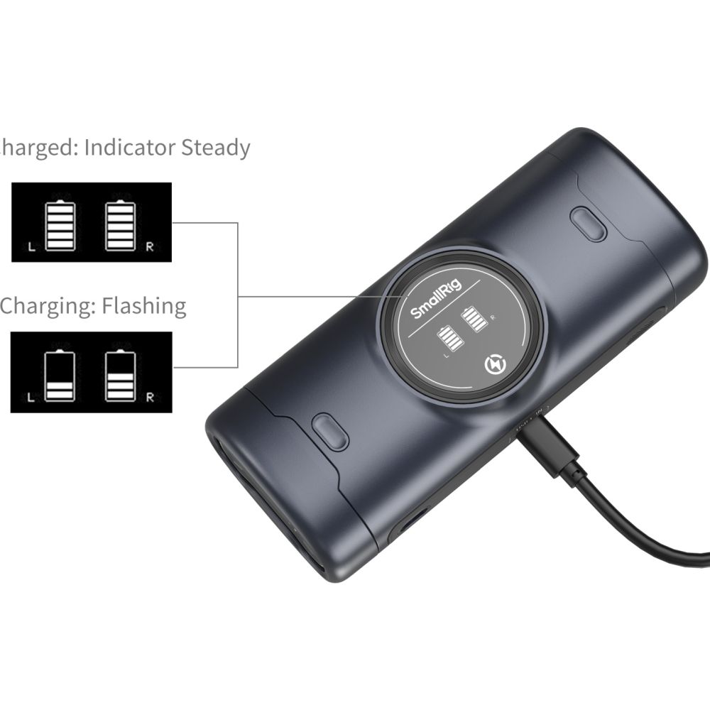 SmallRig 5105 Étui chargeur Portable pour Batteries d'appareil photo LP-E6P