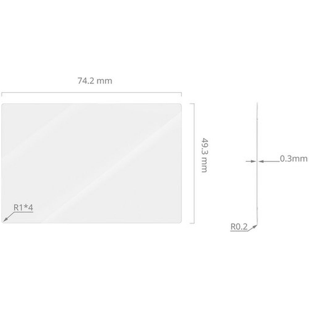 SmallRig 5803 Protecteur d'écran pour FUJIFILM X100VI / X100V / X-E4 / X-T4 / X-T5 / RICOH GR IV