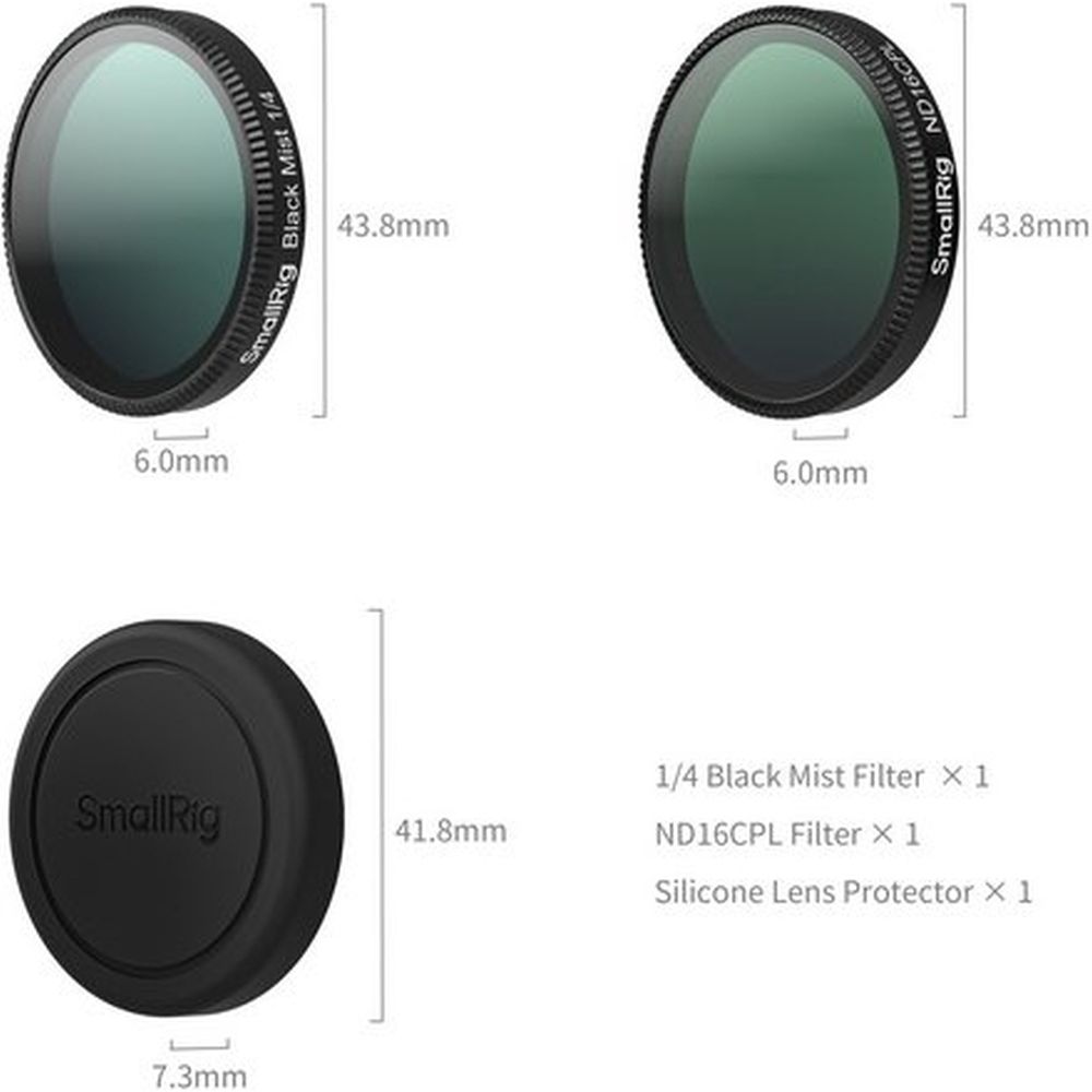 SmallRig 5896 Filterkit für DJI Osmo Action 6