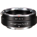 Zhongyi Mitakon Turbo Mark II Objektivadapter 0,726x – Canon EF auf Nikon Z