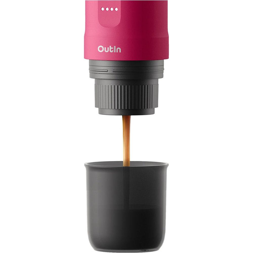 OutIn Nano Portable Electric Espresso Machine – Karminrot