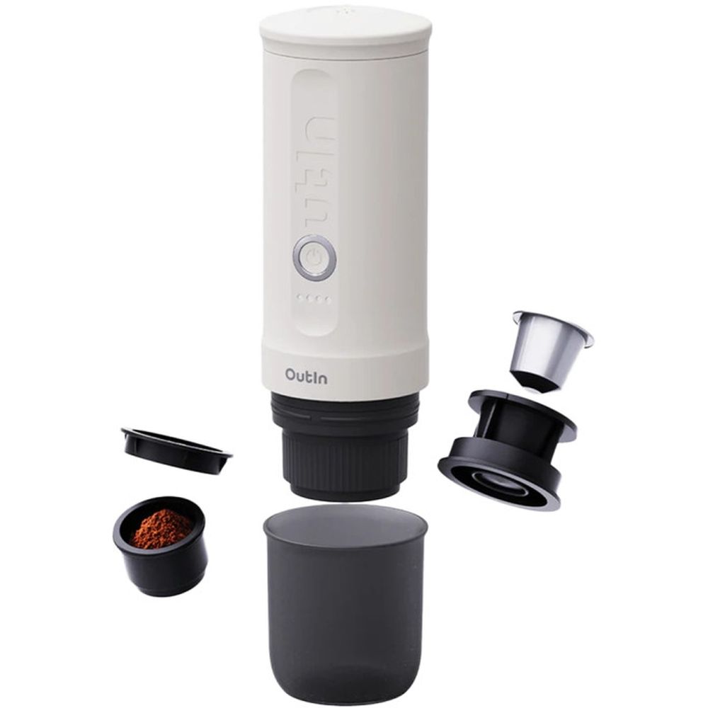 OutIn Nano Portable Electric Espresso Machine – Perlmuttweiß