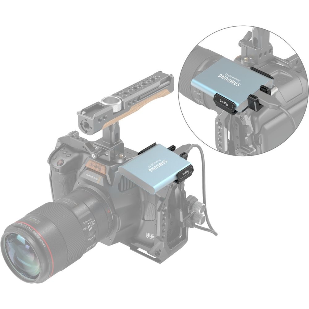 SmallRig 3272 T5/T7 Support SSD pour BMPCC 6K PRO