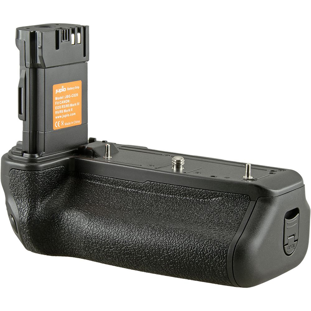 Jupio Poignée d'alimentation pour Canon EOS R5 / R5 Mark II / R6 / R6 Mark II / R6 Mark III (BG-R20) + télécommande sans fil