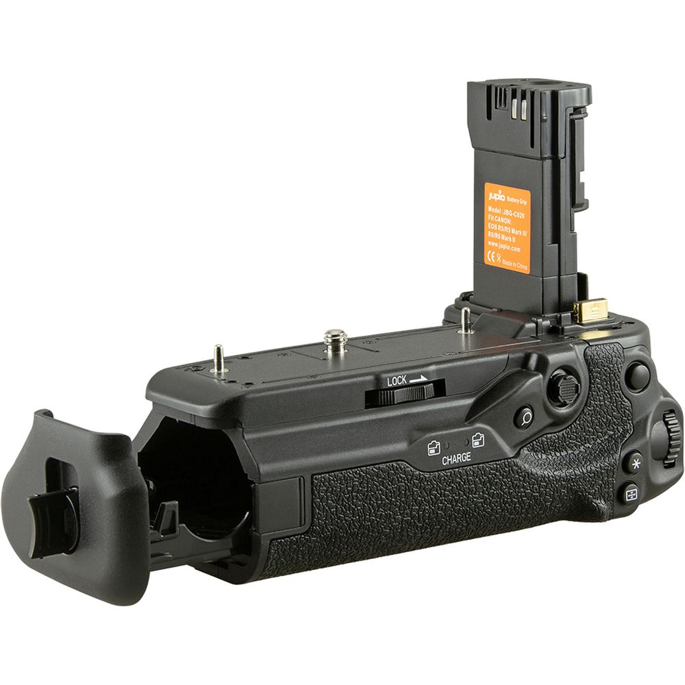 Jupio Poignée d'alimentation pour Canon EOS R5 / R5 Mark II / R6 / R6 Mark II / R6 Mark III (BG-R20) + télécommande sans fil