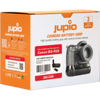 Jupio Poignée d'alimentation pour Canon EOS R5 / R5 Mark II / R6 / R6 Mark II / R6 Mark III (BG-R20) + télécommande sans fil