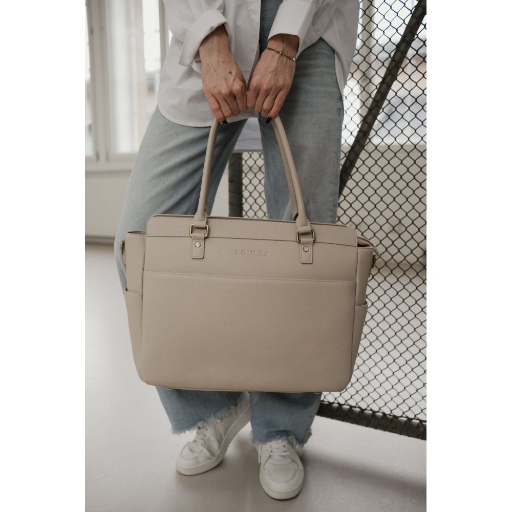 Loulex Sac à main beige