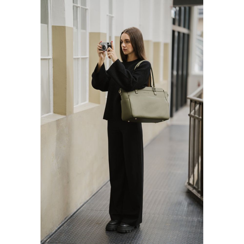 Loulex Handtasche olivgrün