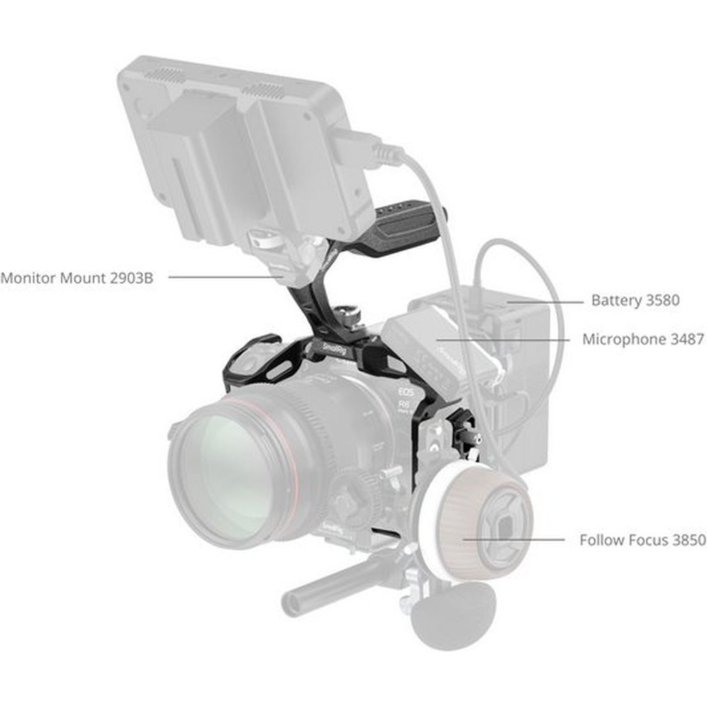 SmallRig 5960 Kit Cage « Noir Mamba » pour Canon EOS R6 Mark III / R6 Mark II
