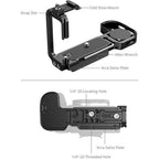 SmallRig 5962 Plaque de Montage en L avec Emplacement pour AirTag pour Canon EOS R6 Mark III / R6 Mark II / R5 Mark II
