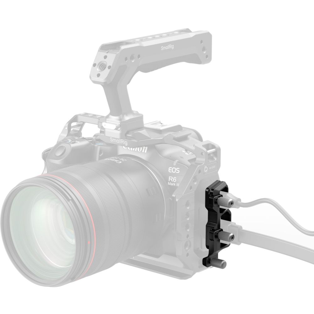 SmallRig 5969 HDMI- und USB-C-Kabelklemme für Cage für Canon EOS R6 Mark III / R5 Mark II