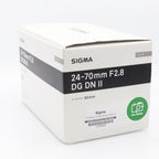 Sigma 24-70mm F/2.8 DG DN Art II Sony FE occasion