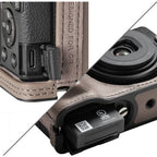 SmallRig 5677 Lederetui-Set für RICOH GR IV / GR III / GR IIIx / GR III HDF / GR IIIx HDF, Grau