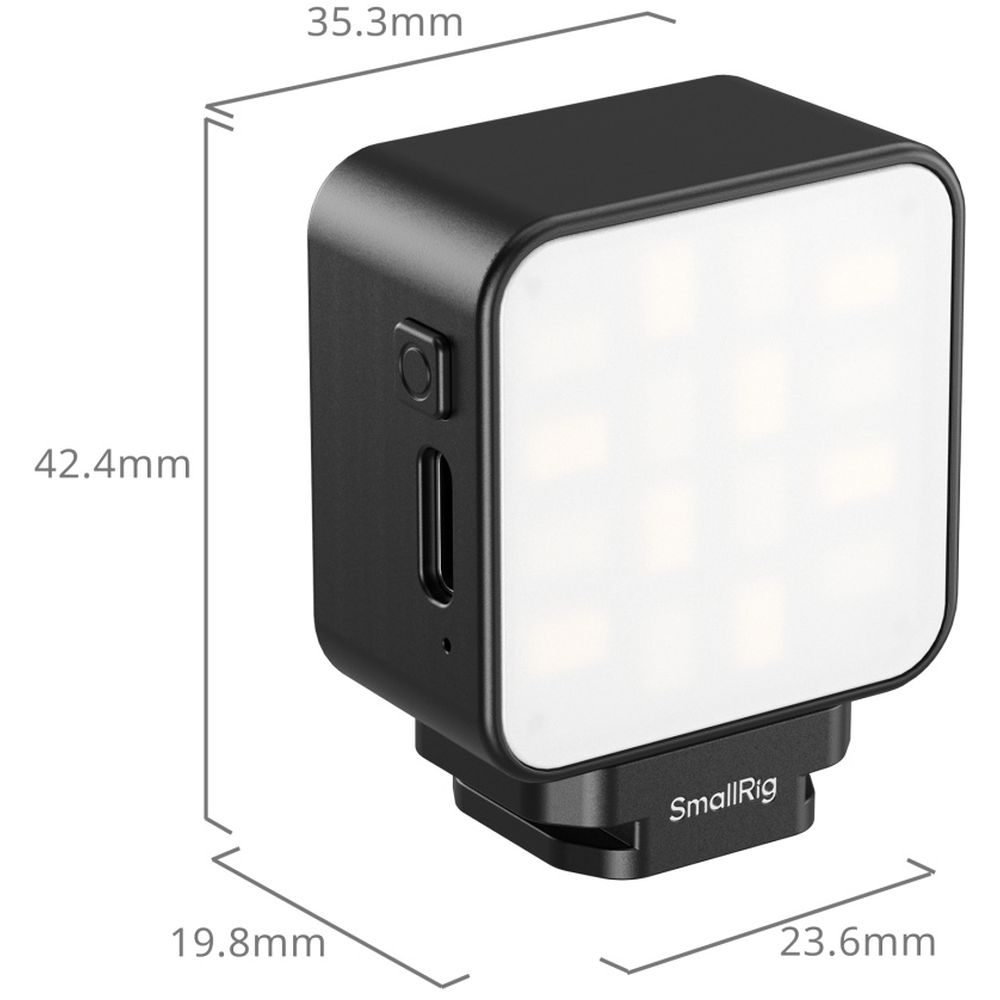 SmallRig 5446 Éclairage d'appoint pour caméras d'action