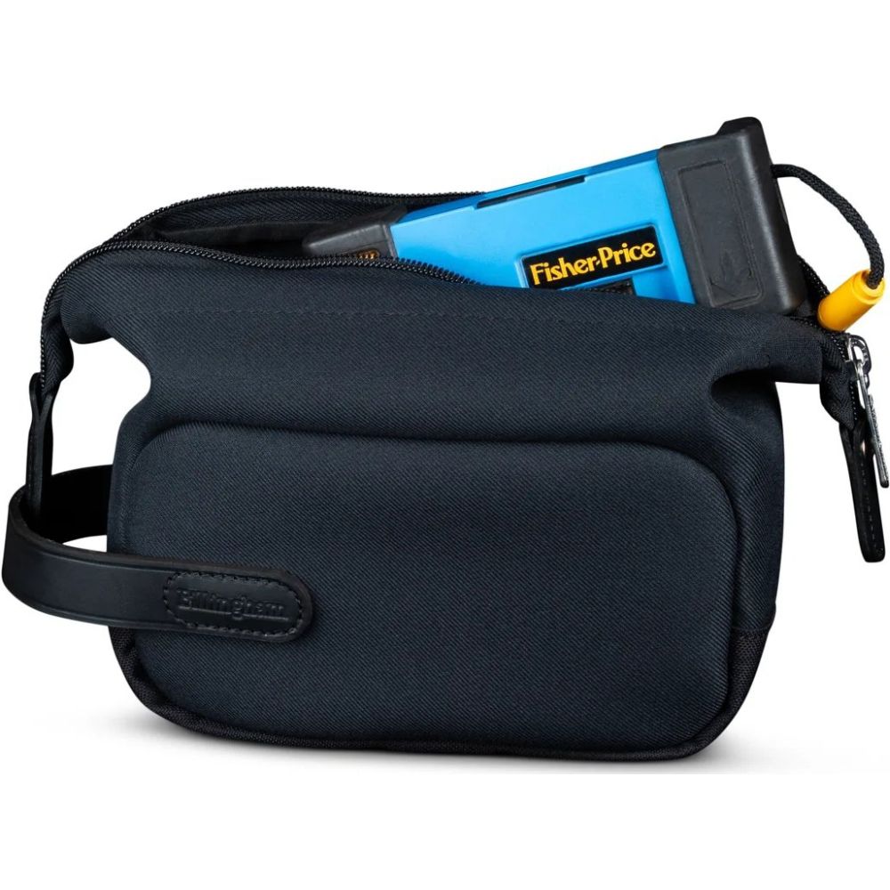 Billingham Capsule 1 schwarzes Fibernyte/schwarzes Leder