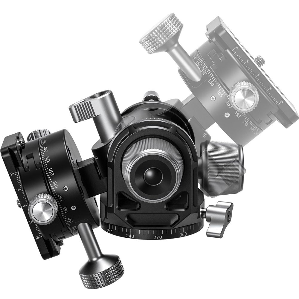 Leofoto Getriebeneiger mit GR-3 Getriebeschwenkadapter