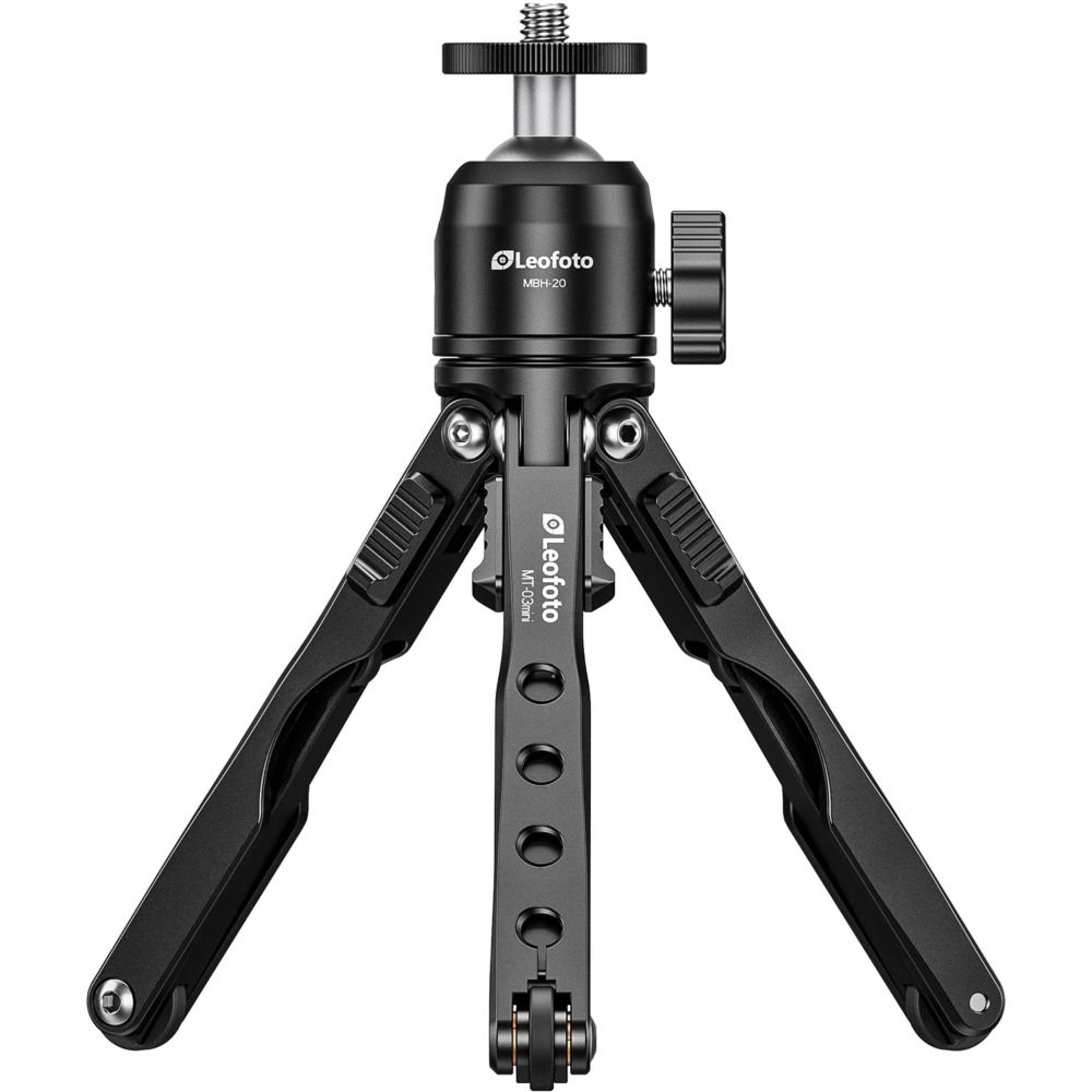 Leofoto MT-03mini Trépied de Table + rotule MBH-20 (noir)