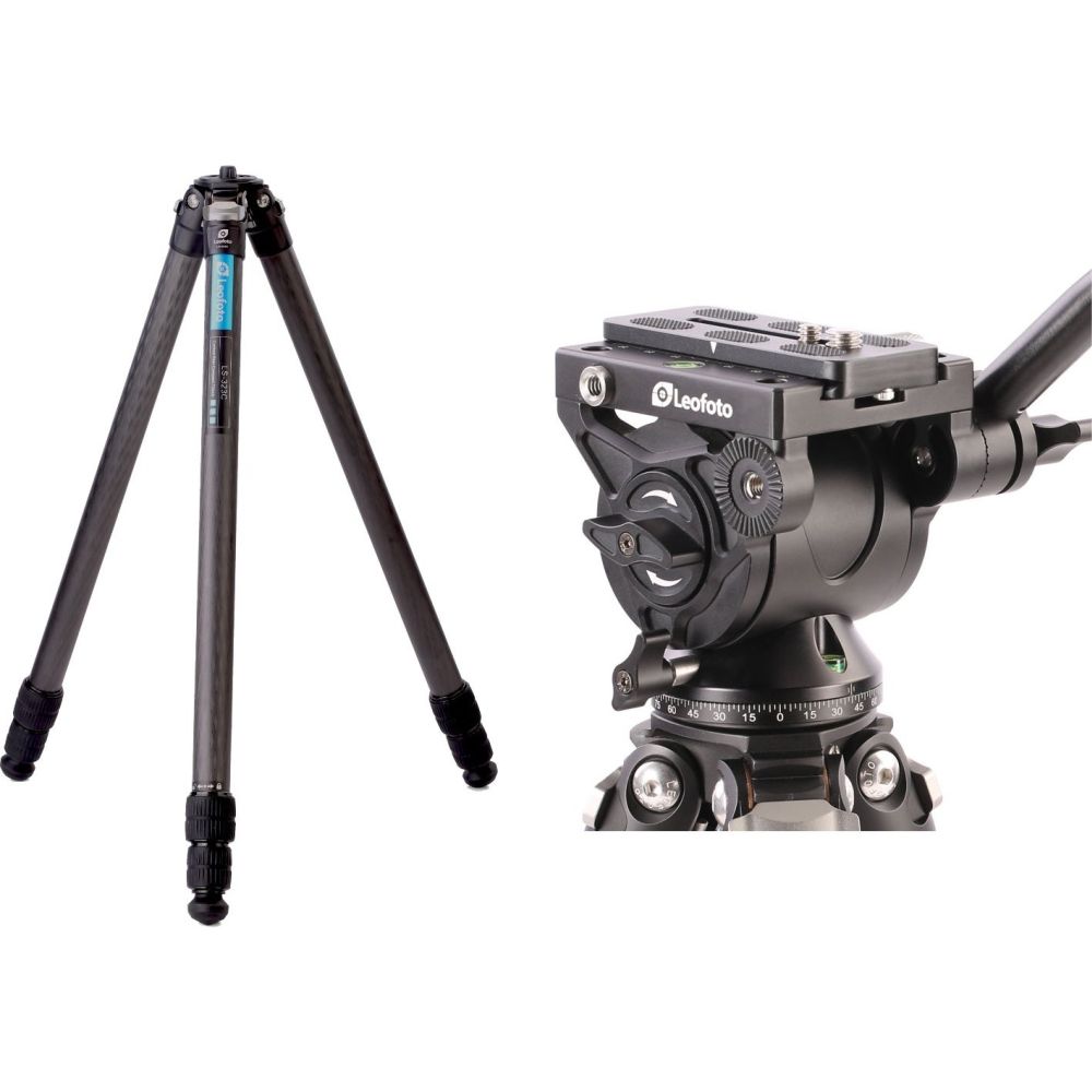 Leofoto Ranger carbon fiber tripod LS-323C with video head BV-10