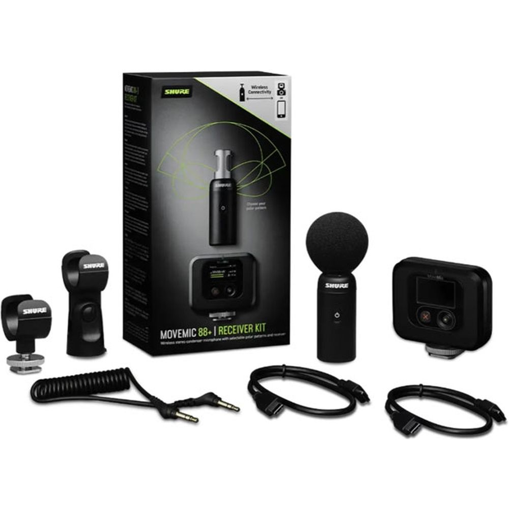 Shure MoveMic MV88+ (Microphone Kit Vidéo + Récepteur Caméra)